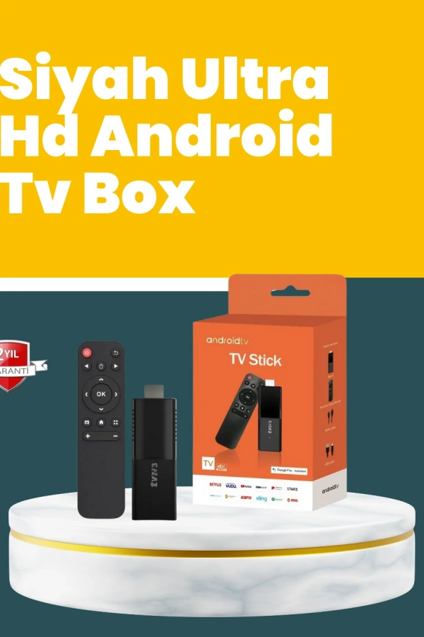Android TV Stick WiFi ve Bluetooth Bağlantılı