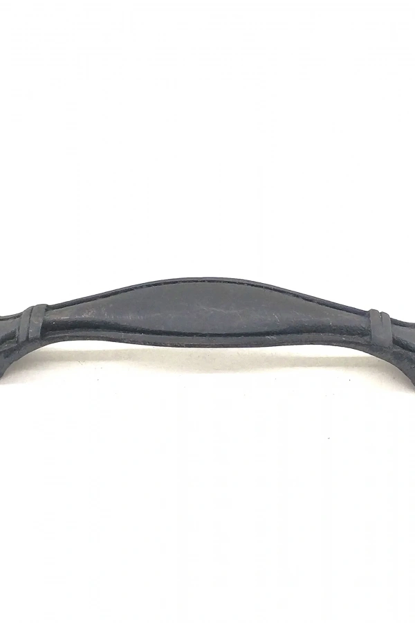 Antika Tarz Dekoratif Pirinç Deste Mobilya Kulbu - 25x120 mm, Oksit