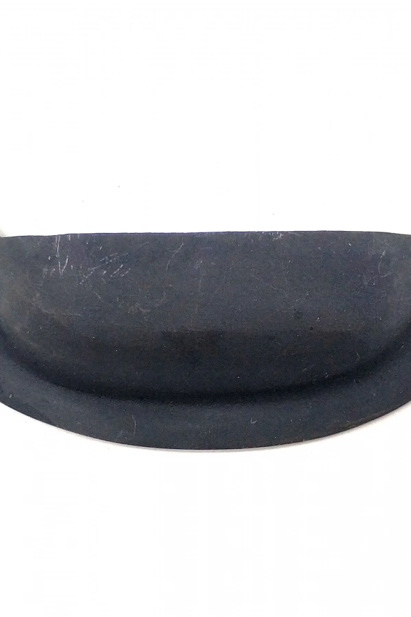 Antika Tarz Dekoratif Pirinç Düz Tas Mobilya Kulbu - 37x87 mm, Oksit