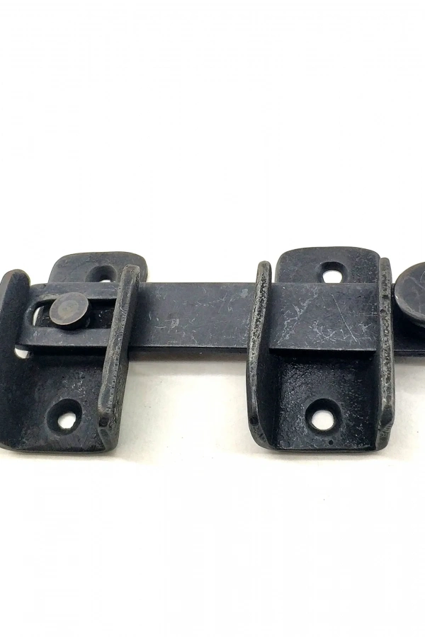 Antika Tarz Dekoratif Pirinç Kapı Mandalı - 57x115 mm, Oksit