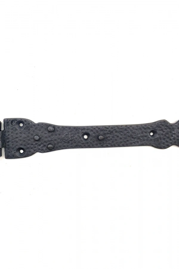 Antika Tarz Dekoratif Pirinç Kuyruklu Lale Menteşe - 147x193 mm, Oksit