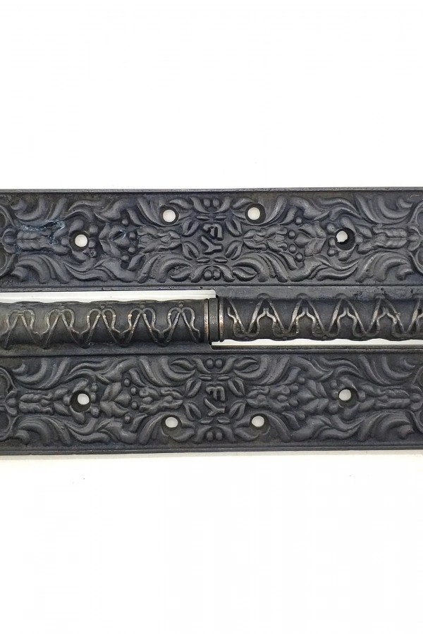 Antika Tarz Dekoratif Pirinç Lüks Okka Menteşe - 20cm, Oksit