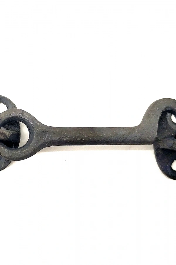 Antika Tarz Dekoratif Pirinç Maymuncuk Çengeli - 8,5cm, Oksit