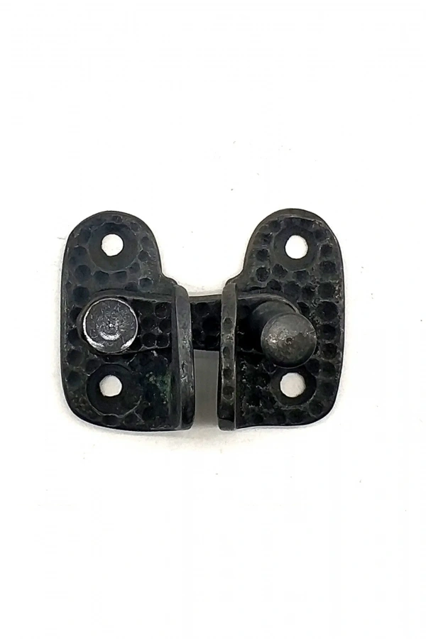Antika Tarz Dekoratif Pirinç Mini Kapak Mandalı - 40x45 mm, Oksit