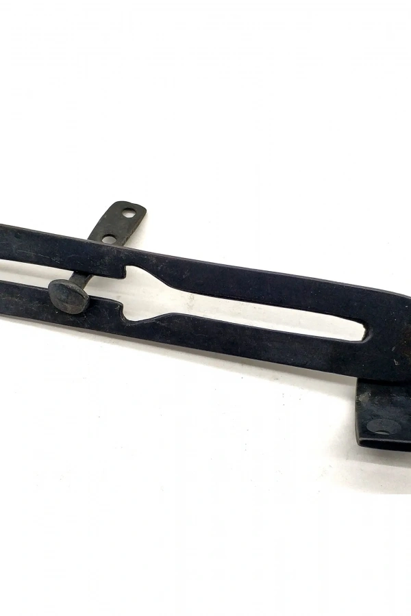 Antika Tarz Dekoratif Pirinç Vasistas Makas - 155x24 mm, Oksit