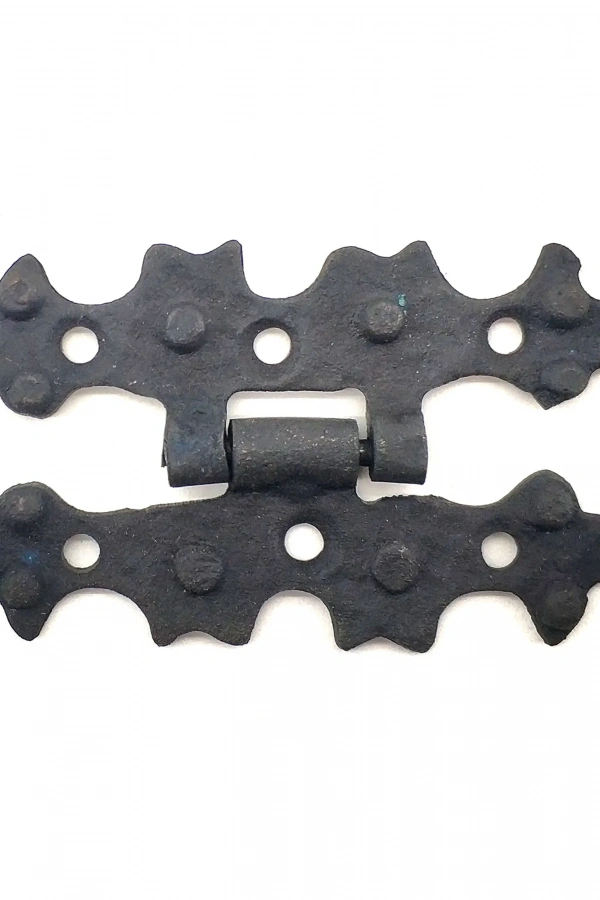 Antika Tarz Dekoratif Pirinç Yıldız Menteşe - 84x44 mm, Oksit