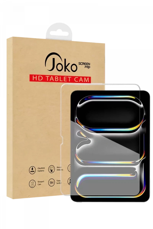 Apple iPad Pro 12.9 (2022) HD Tablet Cam Ekran Koruyucu - Şeffaf