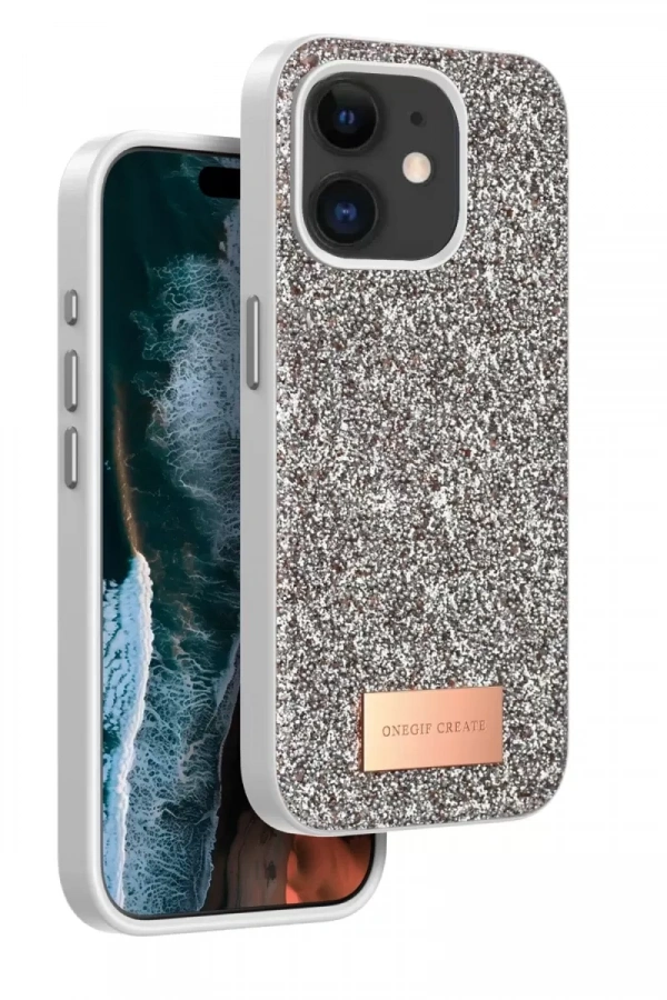 Apple iPhone 11 Bright Simli Kapak - Gold