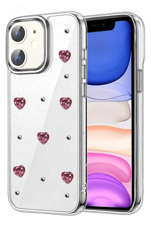 Apple iPhone 11 Fiyonk Desenli Kapak - Desen 3