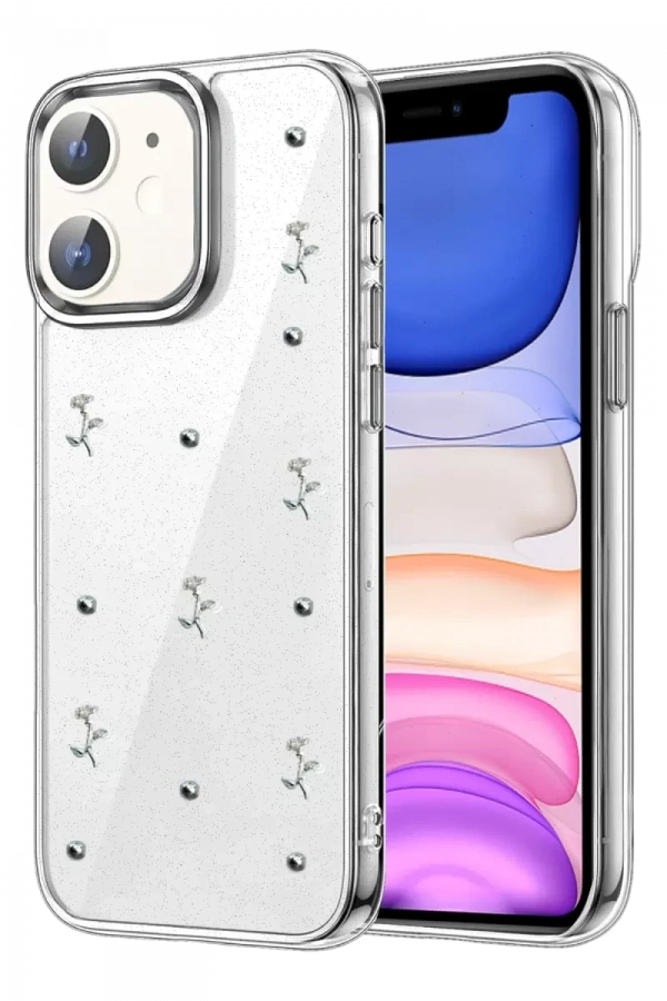 Apple iPhone 11 Fiyonk Desenli Kapak - Desen 4