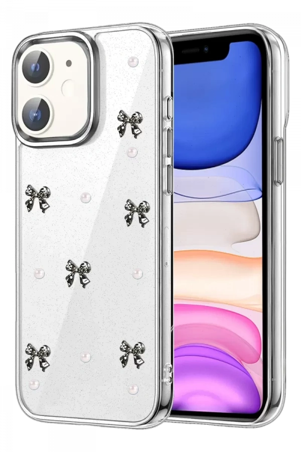 Apple iPhone 11 Fiyonk Desenli Kapak - Desen 8