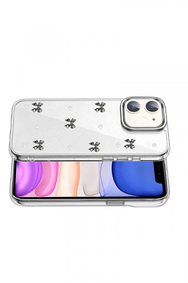 Apple iPhone 11 Fiyonk Desenli Kapak - Desen 8