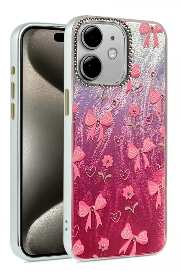 Apple iPhone 11 Kılıf Blade Aynalı Desenli Kapak - Desen 3