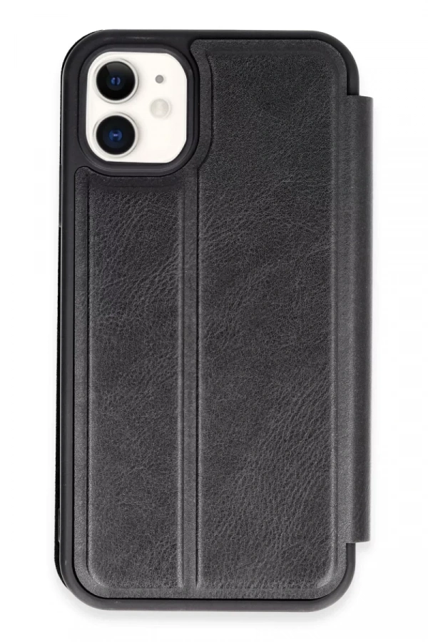 Apple iPhone 11 Kılıf Flip Cover - Siyah