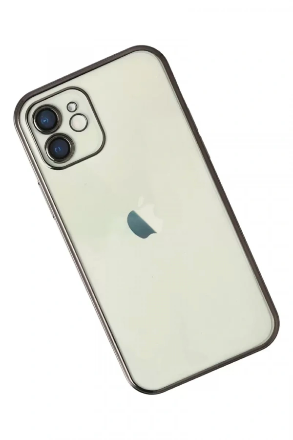 Apple iPhone 11 Kılıf Lensli Silikon - Siyah