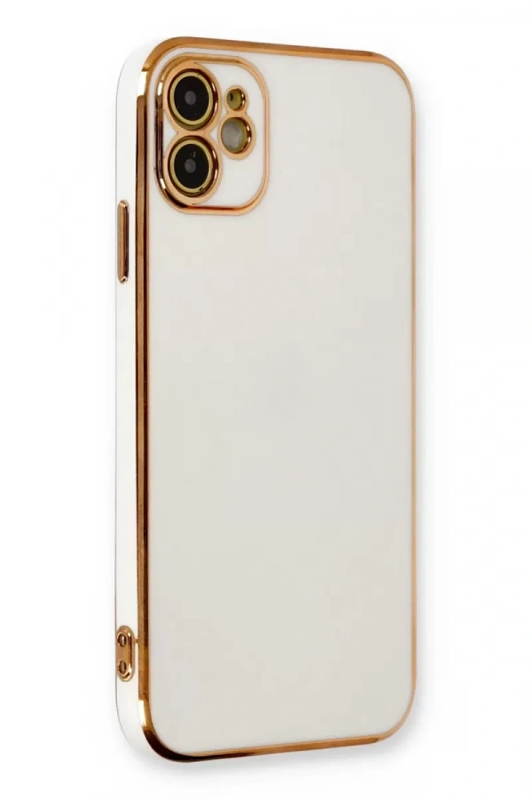 Apple iPhone 11 Kılıf Volet Silikon - Beyaz