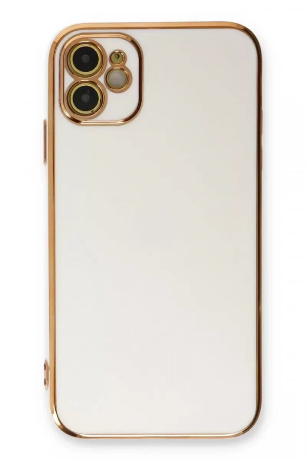 Apple iPhone 11 Kılıf Volet Silikon - Beyaz