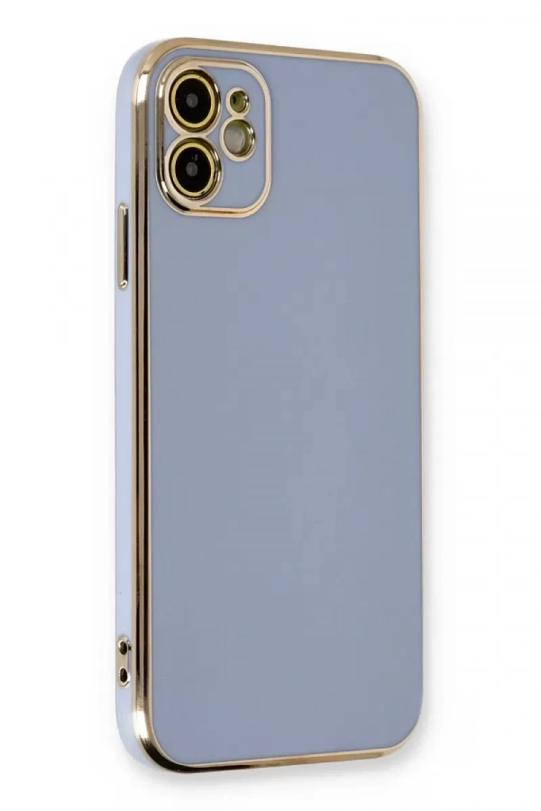 Apple iPhone 11 Kılıf Volet Silikon - Mavi