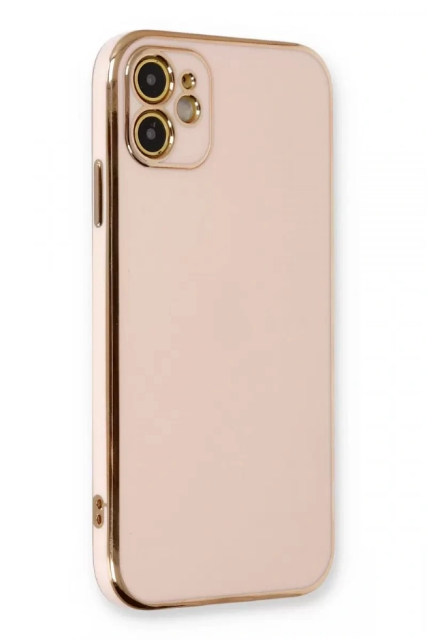 Apple iPhone 11 Kılıf Volet Silikon - Pembe