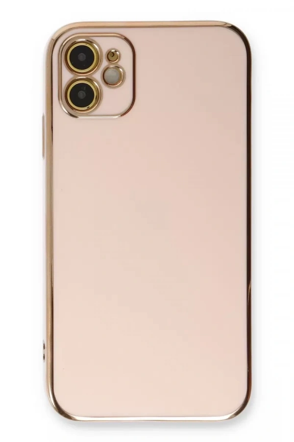 Apple iPhone 11 Kılıf Volet Silikon - Pembe
