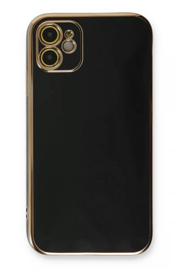 Apple iPhone 11 Kılıf Volet Silikon - Siyah