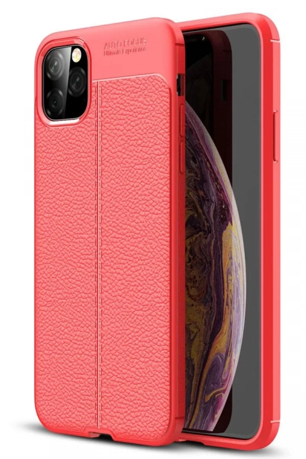Apple iPhone 11 Pro Kılıf Auto Focus Kapak - Kırmızı