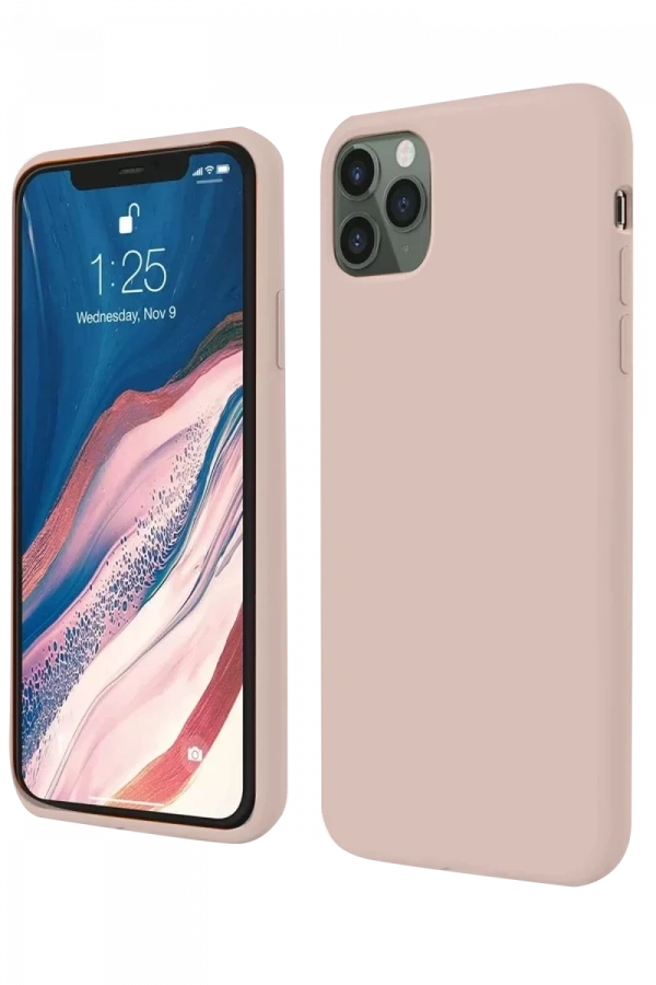 Apple iPhone 11 Pro Kılıf First Silikon - Rose Gold