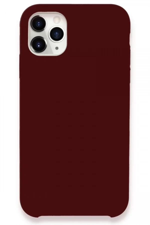 Apple iPhone 11 Pro Kılıf Lansman Legant Silikon - Bordo