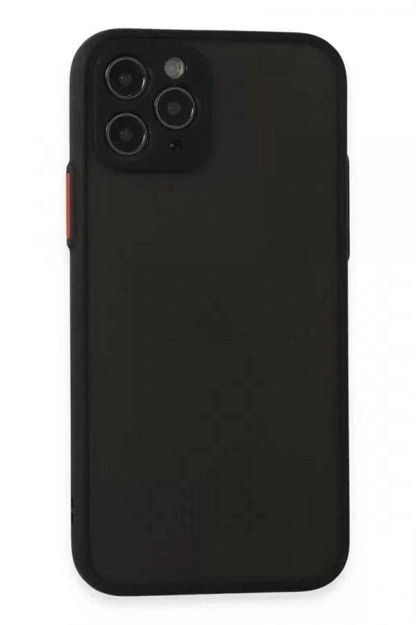 Apple iPhone 11 Pro Kılıf Montreal Silikon Kapak - Siyah