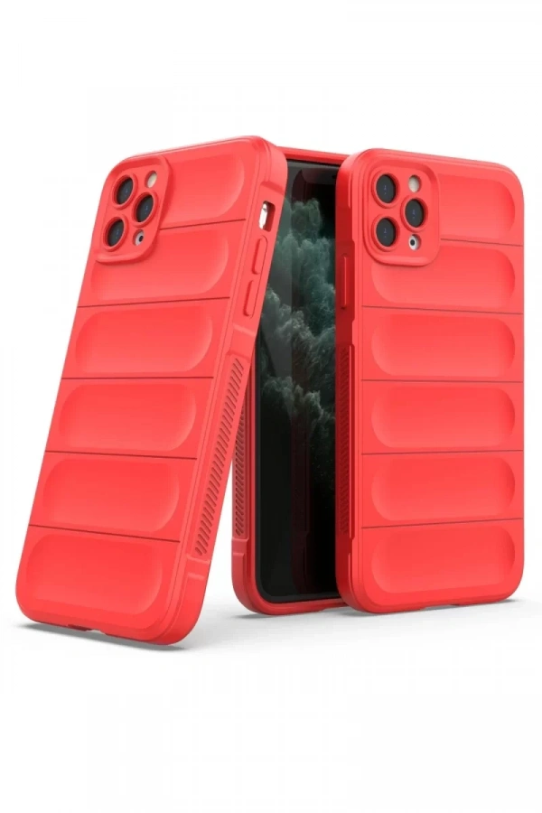 Apple iPhone 11 Pro Kılıf Optimum Silikon - Kırmızı