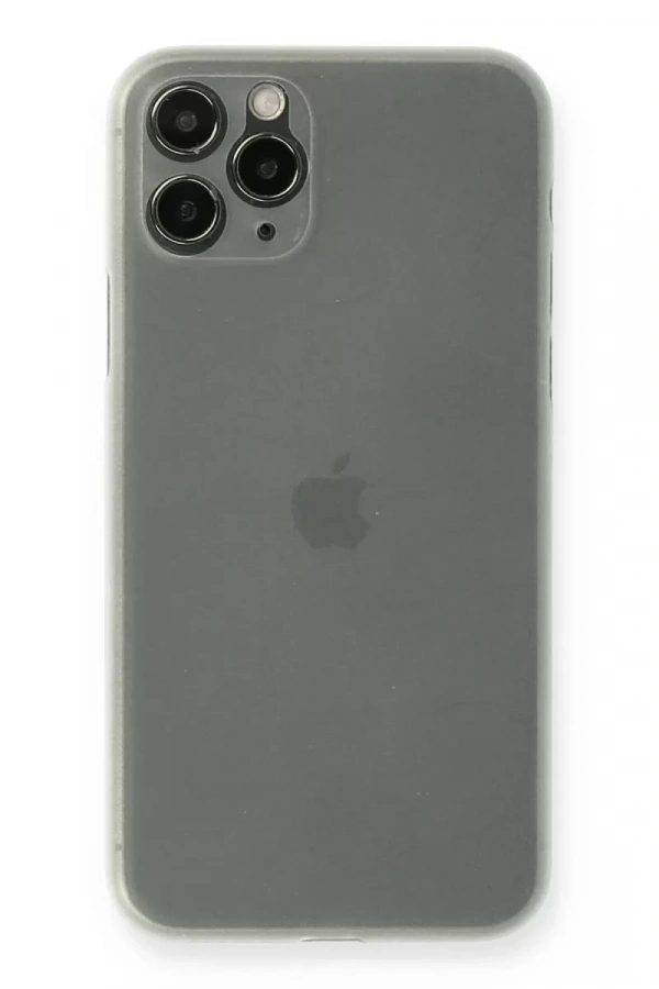 Apple iPhone 11 Pro Kılıf PP Ultra İnce Kapak - Beyaz
