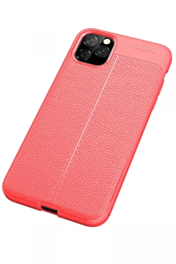 Apple iPhone 11 Pro Max Kılıf Auto Focus Kapak - Kırmızı