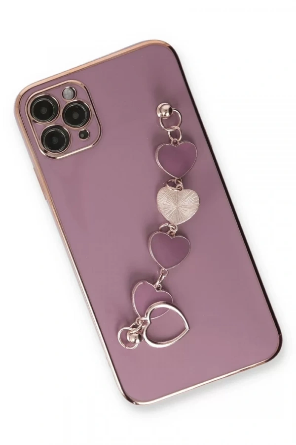 Apple iPhone 11 Pro Max Kılıf Esila Silikon - Mor