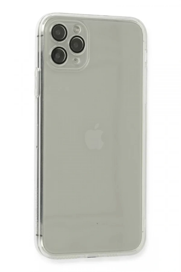 Apple iPhone 11 Pro Max Kılıf Fly Lens Silikon - Şeffaf