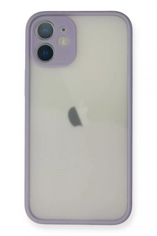 Apple iPhone 11 Pro Max Kılıf Montreal Silikon Kapak - Mor