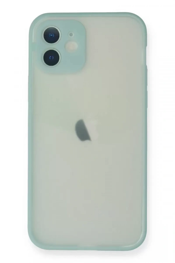 Apple iPhone 11 Pro Max Kılıf Montreal Silikon Kapak - Turkuaz