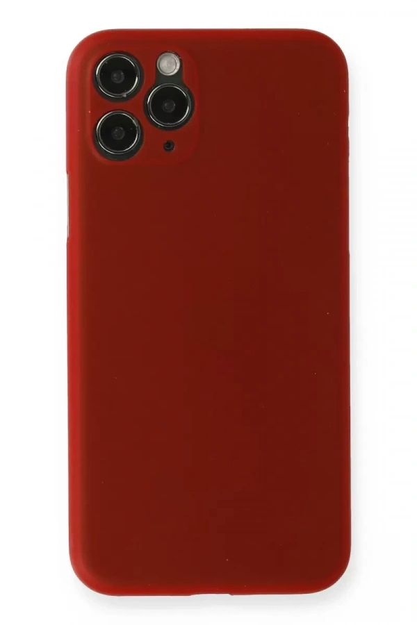 Apple iPhone 11 Pro Max Kılıf PP Ultra İnce Kapak - Kırmızı