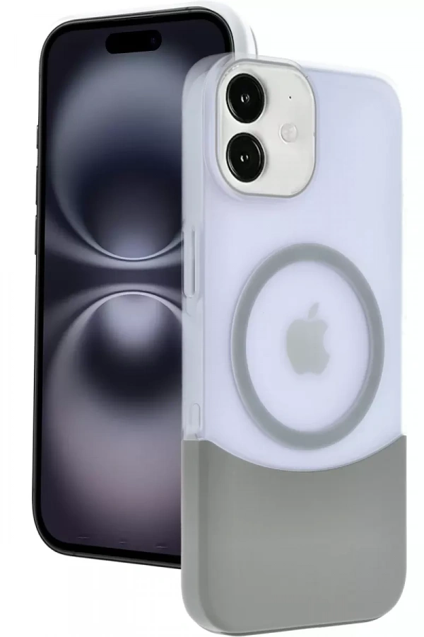 Apple iPhone 11 Velar Magsafe Kapak - Natural Grey