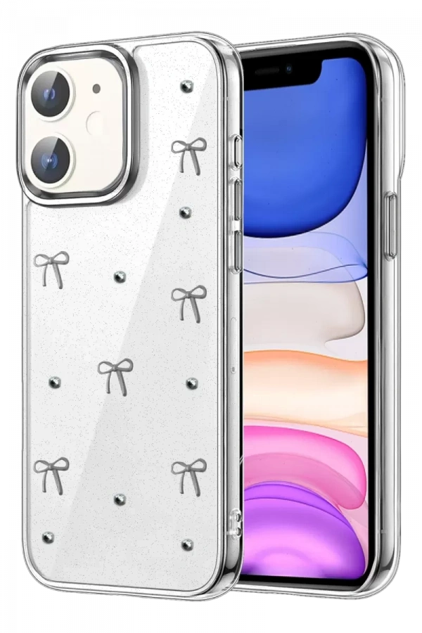 Apple iPhone 12 Fiyonk Desenli Kapak - Desen 5