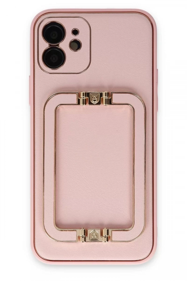 Apple iPhone 12 Kılıf Coco Elit Kapak - Pembe