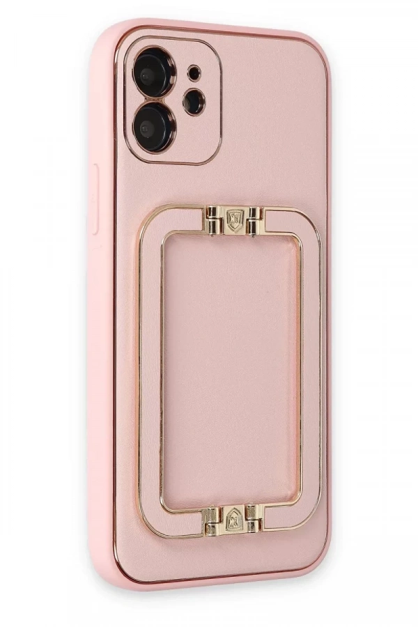 Apple iPhone 12 Kılıf Coco Elit Kapak - Pembe