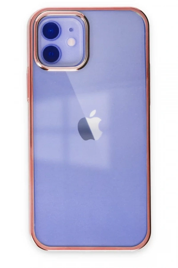 Apple iPhone 12 Kılıf Element Silikon - Pembe