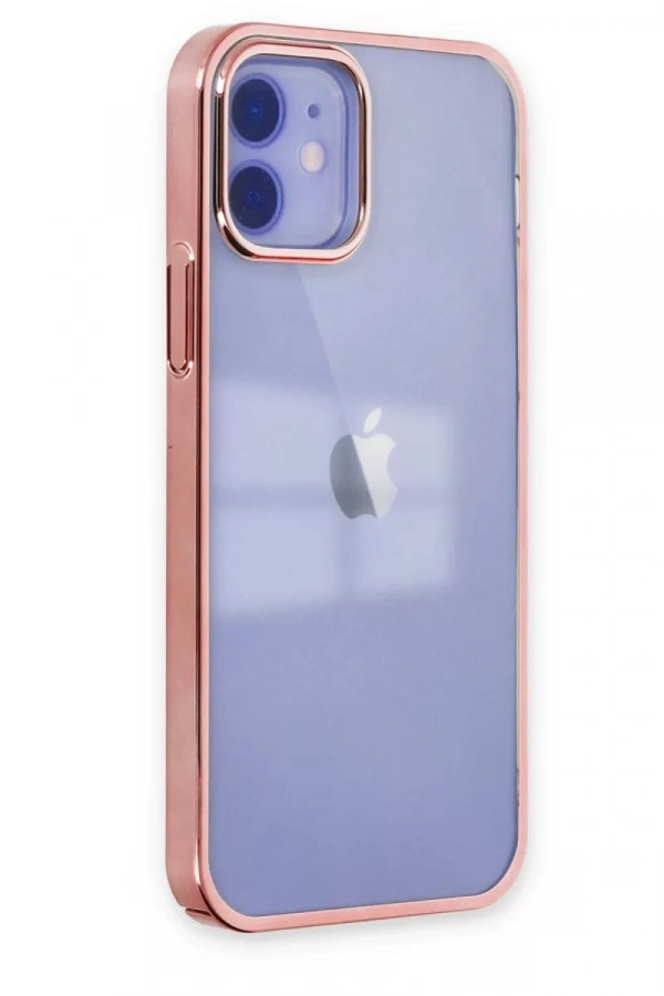 Apple iPhone 12 Kılıf Element Silikon - Pembe
