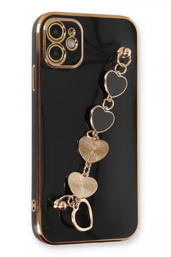 Apple iPhone 12 Kılıf Esila Silikon - Siyah