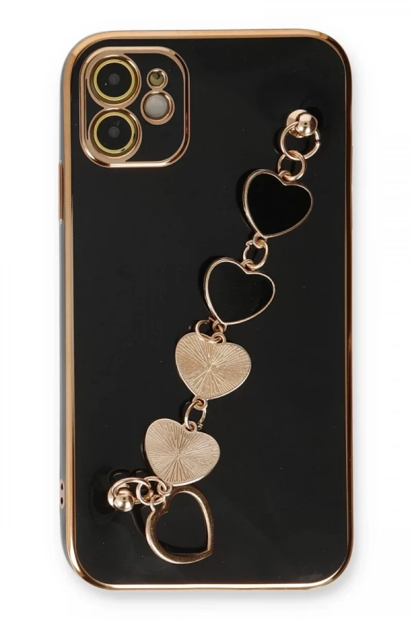 Apple iPhone 12 Kılıf Esila Silikon - Siyah