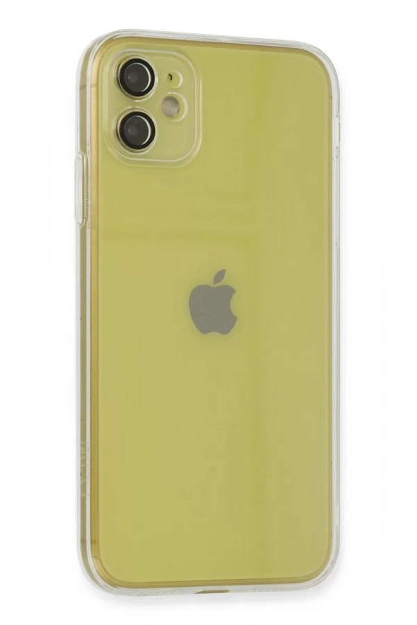 Apple iPhone 12 Kılıf Fly Lens Silikon - Şeffaf