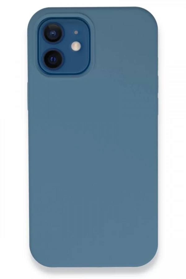 Apple iPhone 12 Kılıf Lansman Legant Silikon - Açık Mavi