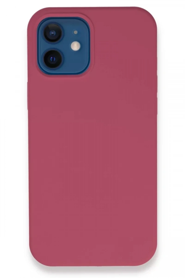 Apple iPhone 12 Kılıf Lansman Legant Silikon - Fuşya