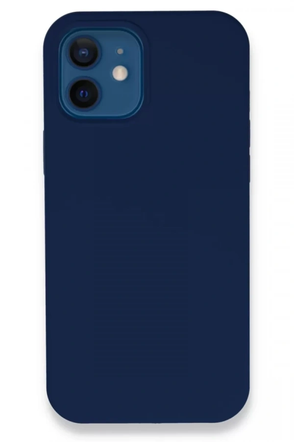 Apple iPhone 12 Kılıf Lansman Legant Silikon - Lacivert