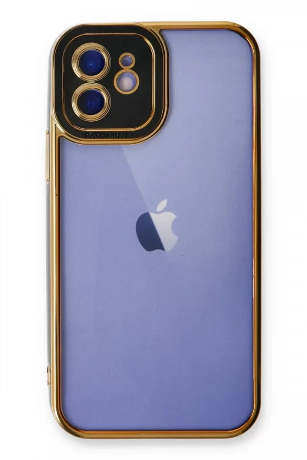 Apple iPhone 12 Kılıf Liva Lens Silikon - Siyah